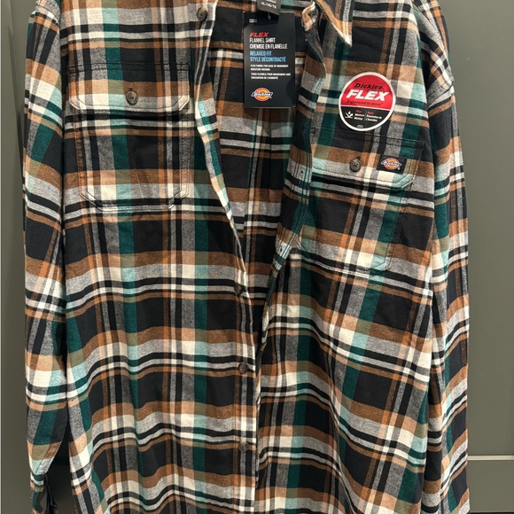 Men’s dickies flannel shirt flex fit xl nwt 40 - Picture 5 of 5